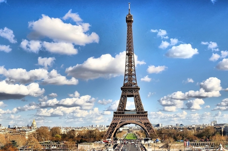 埃菲尔铁塔旅游风景照